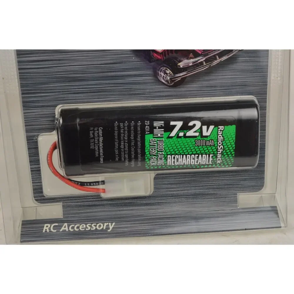 RadioShack 7.2V RC Car Battery Pack Rechargeable 3000mAh Accessory